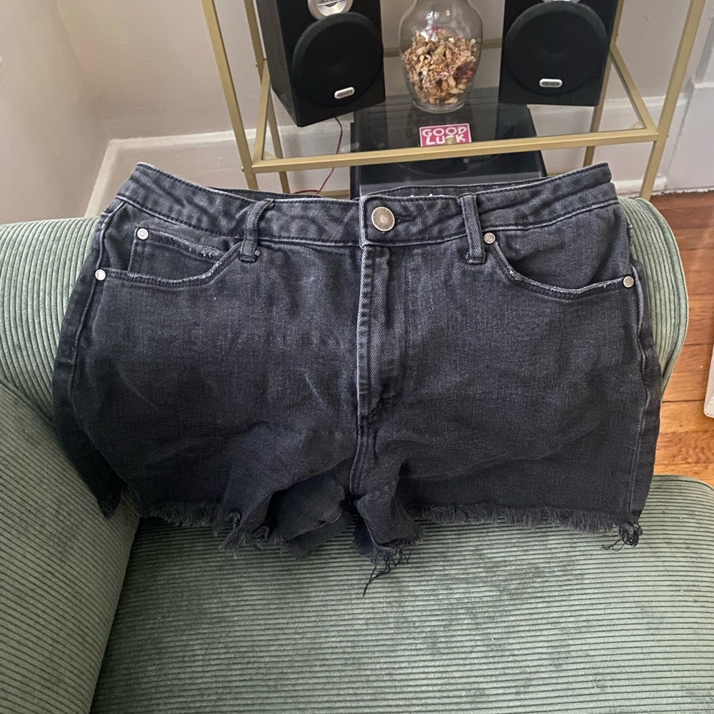 Articles of Society Black Jean Short Jort